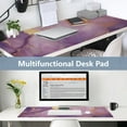 thumbnail image 6 of Purple and Gold Marble Desk Mats Large Mouse Pad Long Keyboard Computer Rubber Base Non-Slip Mats Accessories Decor for Office Home 16.5"x35.4", 6 of 9