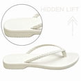 thumbnail image 5 of BERANMEY Woven Flip Flops for Women Casual Round Toe Lightweight Thong Sandals Perfect Beach & Everyday Wear Womens Flip Flops, 5 of 8