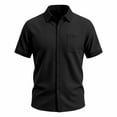 thumbnail image 6 of Guluxicc Men's Golf Shirts with Pockets Button Down Collared Short Sleeve Tops for Everyday Wear Business Casual Outfits, 6 of 9