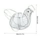 thumbnail image 4 of Yuarrent Soporte para huevos con forma de pollo, repuesto portátil galvanizado, contenedor para restaurante doméstico, accesorios para Cocina y Comedor, 4 of 6