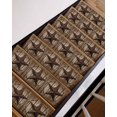 thumbnail image 3 of Western Star Retro Stair Treads for Wooden Steps Indoor Runner Rug Carpet, Brown Vintage Wood Grain 15 Pieces Peel and Stick Staircase Step Treads Covers Washable Throw Door Mats, 30"x8", 3 of 5