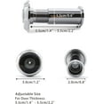 thumbnail image 4 of TG3016NG-CP Solid Brass UL Listed HD Glass Lens 220-degree Door Viewer Peephole for 1-3/8" to 2-1/6" Doors, Polished Chrome Finish,5 Sets, 4 of 5