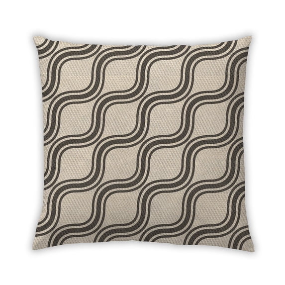 Ahgly Company Indoor Square Contemporary Throw Pillow, 18 inch by 18 inch