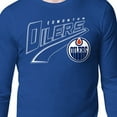 thumbnail image 3 of Men's Starter Royal Edmonton Oilers Modern Tailsweep Long Sleeve T-Shirt, 3 of 3