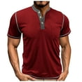 thumbnail image 2 of pstuiky camisetas de hombre, Sudadera con capucha de manga corta de color liso y estilo casual para hombre ropa de hombre xxl, 2 of 4