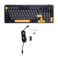 thumbnail image 2 of Mechanical Keyboard, Wireless Gaming Keyboard, BT 2.4G USB C, 75% Layout Wireless Mechanical Keyboard with 98 Keys, Hot Swap Gasket Mount RGB Backlit for Gaming, Typing, 2 of 7
