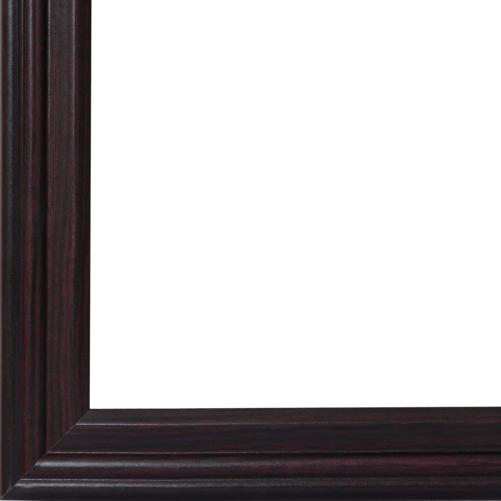 Studio Decor 14" x 18" Lifestyles Black Cherry Picture Frame With Mat - Includes Pre-attached Hanging Hardware, Horizontal or Vertical Display - 1 Pack