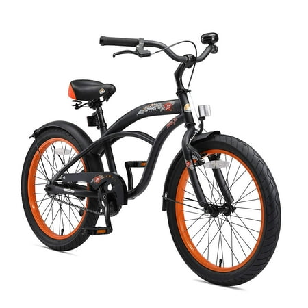 BIKESTAR Original Premium Safety Sport Kids Bike Bicycle with sidestand and accessories for age 6 year old children | 20 Inch Cruiser Edition for girls/boys |
