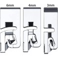 thumbnail image 2 of Taza de vidrio plegable de acero inoxidable plegable para acampar, viajar, senderismo (3 piezas, plata), 2 of 5