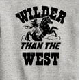 thumbnail image 3 of Instant Message - Wilder Than The West - Toddler & Youth Crewneck Fleece Sweatshirt, 3 of 6