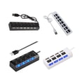 thumbnail image 1 of pitrice High Speed 4/7 Port USB Hub Power on/off Switch Expander PC Notebook Laptop Multiple Converter Adapter Splitter, 1 of 5