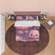 thumbnail image 3 of Calabaza sonriente, juego de funda nórdica infantil rosa púrpura, ropa de cama estética con cremallera,, 3 of 5
