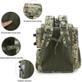 thumbnail image 4 of 42L Fishing Backpack with Rod Holders, Waterproof Fishing Tackle Backpack Fishing Bag with Hidden Shoulder Straps, Olive Camouflage, 4 of 16