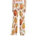 thumbnail image 4 of Small Women's Comfy Casual Pajama Pants Stretch Fabric Suitable for Yoga Pants Hippie Pants，The Best Holiday Gifts for Women Maple Leaf Pumpkin, 4 of 7