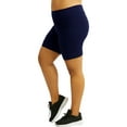 thumbnail image 3 of LAVRA Womens Regular &Plusr Size Shorts Athletic Bike Cotton Short Yoga Bottoms, 3 of 4