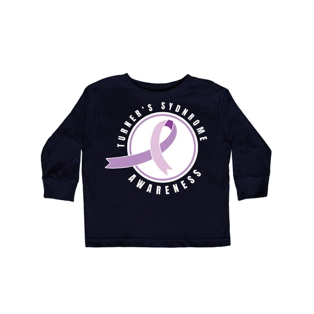 INKtastic Turners Syndrome Awareness with Purple Ribbon Badge Toddler