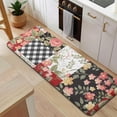 thumbnail image 5 of Pioneer Flower Floral Print Pattern Kitchen Rug Mat,Kitchen Runner Rugs Non Skid Washable,Decorative Kitchen Floor Mats for Kitchen,Sink,Laundry,17"x47.2", 5 of 7