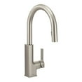 thumbnail image 4 of Moen STo Matte Black One-Handle Pulldown Kitchen Faucet, 4 of 7