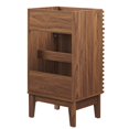 thumbnail image 6 of Vanity Cabinet (Sink not included), Walnut, Wood, Mid Century Hotel Bedroom Bathroom, Modern Contemporary HB33490, 6 of 9