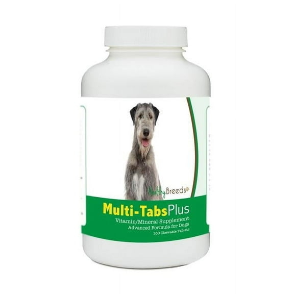 Healthy Breeds 840235140900 Irish Wolfhound Multi-Tabs Plus Chewable Tablets - 180 Count