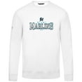 thumbnail image 2 of Men's Levelwear  White Miami Marlins Zane Journey Sweatshirt, 2 of 3