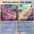 thumbnail image 3 of 1 Pcs License Plate Covers & Frames, Butterflies and Hummingbirds For Decorative Front, Waterproof For Decoration Aluminum License Plate Covers & Frames Cover For Men Women, 12" X 6", 3 of 7