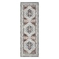thumbnail image 4 of Garvee 2'x6' Vintage Persian Runner Rug Washable Boho Distressed Runner Rug Non-Slip Bedroom Rugs Soft Foldable Runners for Laundry Room, Dark Wine Red, 4 of 7