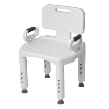 Drive Medical Premium Safety Shower Chair with Adjustable Height and Non-Slip Feet
