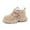 Khaki, variant on lnmuld Winter Boots for Girls Girls Winter Boots Casual Comfort Warm Non Sole Durable Everyday Footwear for Cold Weather and School