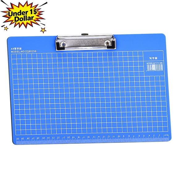 Under 1$ Dollar Thick A4 Clipboard File Folder,Document Writing Board with Expandable Hanging Rings,Holds Up to 80 Sheets of Paper,Heavy‑Duty Office Stationery for File Organization & Classroom Use
