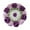 Purple, variant on Lipstore Crochet Coaster Cute Compact Flower Coaster for Cafe Dining Room Living Room