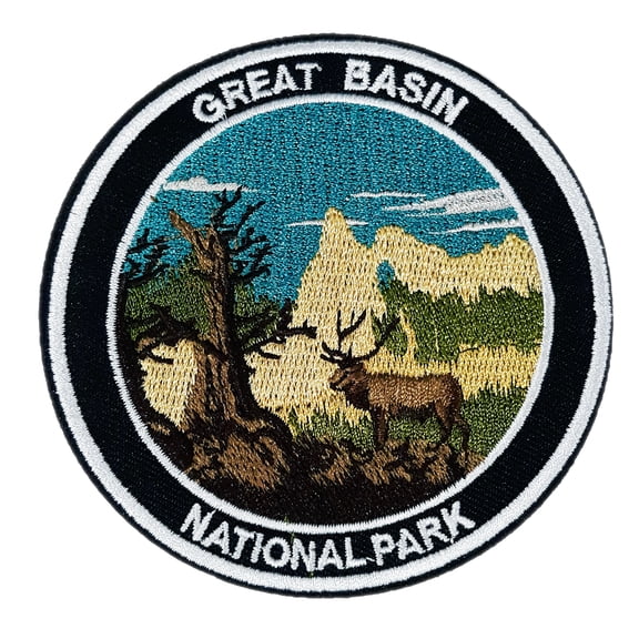 Great Basin National Park Embroidered Patch Iron/Sew-On Applique Travel Souvenir
