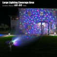 Solar Christmas RGB Star Projector Outdoor LED Xmas Moving Laser Light