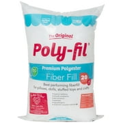 Poly-Fil Premium Polyester Fiber Fill By Fairfield, 20 Oz Bag