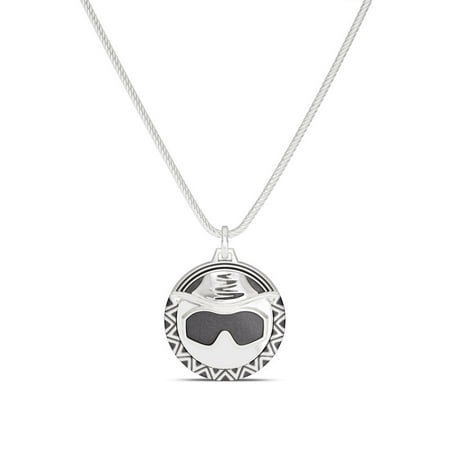 Official WWE Authentic Macho Man Sunglasses Bixler Pendant in Sterling Silver