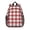Red and White, variant on Purple and Black Checkered Pattern Backpack for School, Cute School Bag with Adjustable Shoulder Straps and Padded Back, 15"x11.42"x5.5"