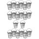 thumbnail image 1 of 20 piezas Mini cubo de metal YUANXCMXG Macetas portátiles color plata 4,2 x 5,2 x 6 cm, 1 of 5