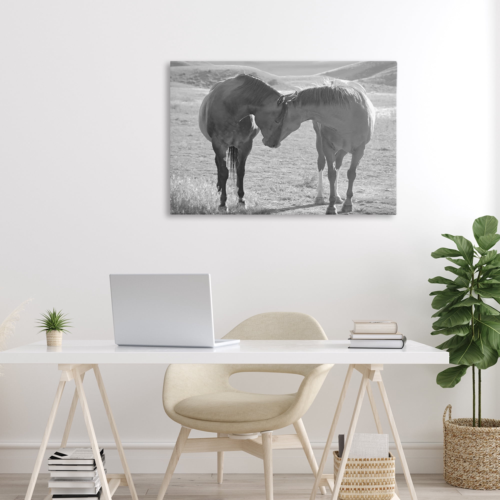 Stupell Industries Sweet Nothings Bond Between Horses Canvas Wall Art, design by Steve Toole