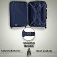 thumbnail image 4 of COOLIFE Luggage 3 Piece Set Suitcase Spinner Hardshell Lightweight TSA Lock 4 Piece Set, 4 of 6