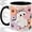 Black, variant on Bubble Gum Ghost Accent Mug, 11oz Ceramic Coffee Cup for Halloween