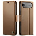 thumbnail image 2 of CaseMe Leather For iPhone Air Wallet Case with RFID Blocking, For iPhone Air Case Wallet for Women Men Card Holder Magnetic Clasp Kickstand Folio Case for iPhone Air,Brown,For iPhone Air, 2 of 11