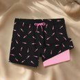 thumbnail image 3 of Pantalones Cortos Playa Baño Natación Hombre Seco (xxl) Rosa, 3 of 6