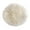 White 33cm, variant on Round Seat Cushion Pad Shaggy Area White 33cm