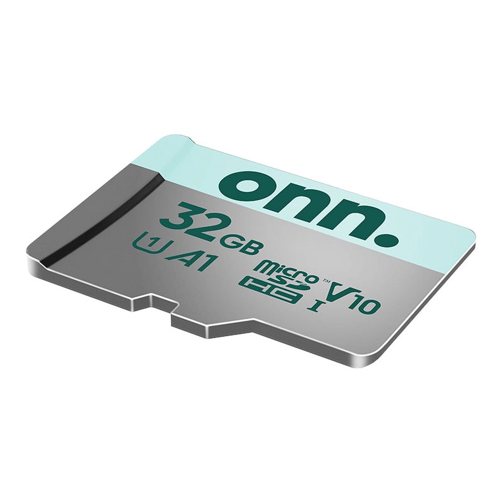 onn. 32GB Class 10 U1 MicroSDHC Flash Memory Card - image 3 of 6