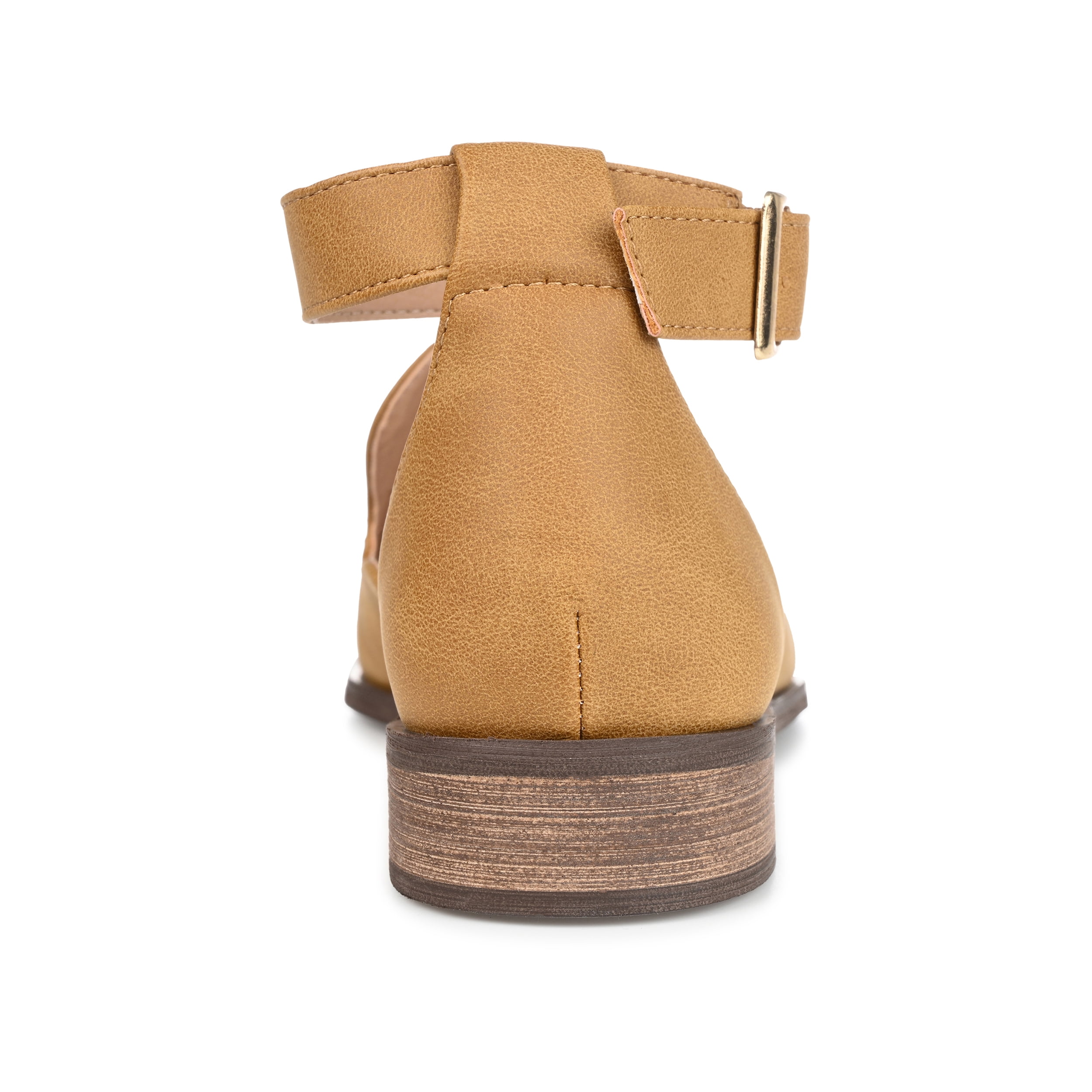 Journee Womens Loreta Buckle Square Toe Loafer Flats, Widths Available