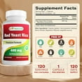 thumbnail image 2 of Best Naturals Red Yeast Rice 600 mg 120 Capsules, 2 of 8