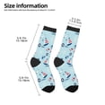 thumbnail image 2 of Rocae Sailboats Anchors for Girls Boys Crew Socks,Children's Socks, Kids Socks, Toddler Socks: Daily Wear with Kids School Uniform, 2 of 5