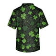 thumbnail image 5 of Fgvctg St. Patrick's Day Scrubs for Men V Neck Cute Shamrock Printed Scrub Tops Funny Workwear Short Sleeve T Shirts Loose Scrubs Working Shirts Medical Nurse Uniform with Pocket Light Green 5XL, 5 of 6