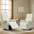 thumbnail image 4 of Korser Swivel Rocker Recliner Chair for Small Spaces Chenille for Living Room,Beige, 4 of 7