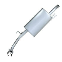 Stainless Steel Rear Exhaust Muffler Assembly Fits 2010-2013 Kia Forte 2.0L 2.4L - Direct Fit